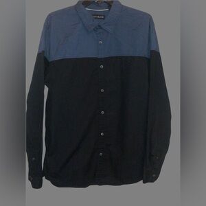 DKNY Jeans button up Shirt •size L